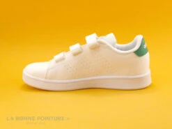 Adidas ADVANTAGE C EF0223 Blanc Vert - Basket Velcro Enfant -Chaussures À La Mode cd24607c73b9e66c561f35ea11d5d5ef 2627801 149861