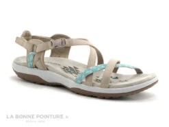 Skechers - Reggae Slim Vacay - Taupe - 40955 - Nu-pieds Vegan Femme
