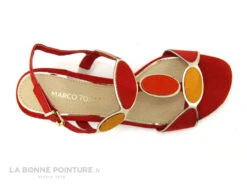 Marco Tozzi 2-28230-28 Red Comb - Sandale Rouge Rose Orange -Chaussures À La Mode cd24607c73b9e66c561f35ea11d5d5ef 3333001 171714