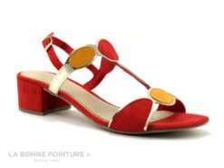 Marco Tozzi 2-28230-28 Red Comb - Sandale Rouge Rose Orange -Chaussures À La Mode cd24607c73b9e66c561f35ea11d5d5ef 3333001 171716