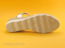 Dorking YAP D8217 - Blanc Glory Tequila - Sandale Compensee F -Chaussures À La Mode cd24607c73b9e66c561f35ea11d5d5ef img 0059.jpg 146711