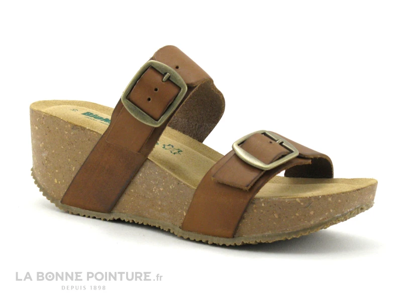 Bionatura 24A2178 Brandy - Mule Femme Talon Compense Marron 3 Bionatura 24A2178 Brandy - Mule Femme Talon Compense Marron