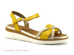 Jordana 3424 - Jaune - Or - Sandale Compensee Femme -Chaussures À La Mode cd24607c73b9e66c561f35ea11d5d5ef img 0162.jpg 160214