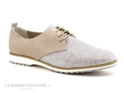 Morans VERBIER Beige Argent - Derby Femme -Chaussures À La Mode cd24607c73b9e66c561f35ea11d5d5ef img 0177.jpg 117552