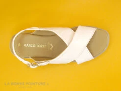 Marco Tozzi Premio 2-28354-28 White - Sandale Blanche Compensee -Chaussures À La Mode cd24607c73b9e66c561f35ea11d5d5ef img 0259.jpg 171908