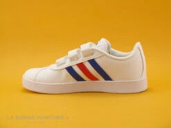 Adidas VL COURT 2-0 Blanc Bleu Rouge - Basket Basse Enfant -Chaussures À La Mode cd24607c73b9e66c561f35ea11d5d5ef img 0368.jpg 160475
