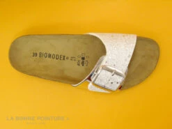 Biomodex 1854 Argent - Paillettes - Mule Plate - Bride Large -Chaussures À La Mode cd24607c73b9e66c561f35ea11d5d5ef img 0376.jpg 160485