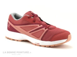 Salomon SENSE Garnet Rose Beet Corail - Basket Sport Rando Fille -Chaussures À La Mode cd24607c73b9e66c561f35ea11d5d5ef img 0608.jpg 160773