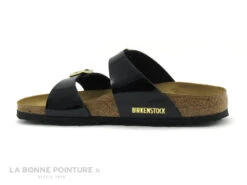 Birkenstock SIDNEY Birko Flor Vernis Noir - Boucle Or - BK1000551- Mule -Chaussures À La Mode cd24607c73b9e66c561f35ea11d5d5ef img 0676.jpg 160792