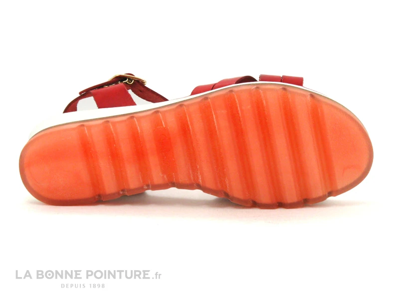 Valerias 6130 Rouge - Sandale Femme Cuir Rouge 9 Valerias 6130 Rouge - Sandale Femme Cuir Rouge – Image 7