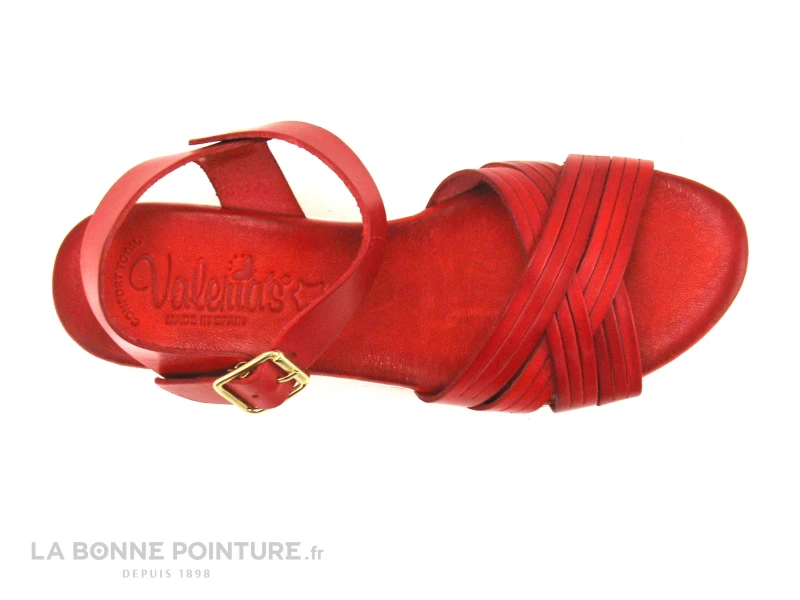 Valerias 6130 Rouge - Sandale Femme Cuir Rouge 8 Valerias 6130 Rouge - Sandale Femme Cuir Rouge – Image 6