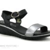 Valerias 6023 Argent - Noir - Sandale Femme Semelle Compensee -Chaussures À La Mode cd24607c73b9e66c561f35ea11d5d5ef img 1009.jpg 147802