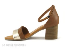 Shoelab LYLIROSE Platine - Marron Camel - Sandale Talon Epais -Chaussures À La Mode cd24607c73b9e66c561f35ea11d5d5ef img 1576.jpg 148535