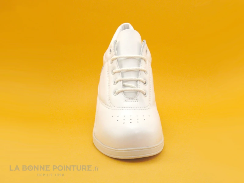 Bopy Lucie Permt Blanc Chaussure Compensee 4 Bopy Lucie Permt Blanc Chaussure Compensee – Image 2