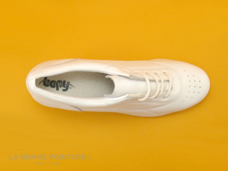 Bopy Lucie Permt Blanc Chaussure Compensee 8 Bopy Lucie Permt Blanc Chaussure Compensee – Image 6