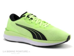Puma ELECTRIFY Nitro 2 Fizzi - Apple - Basket Running Homme Vert Fluo