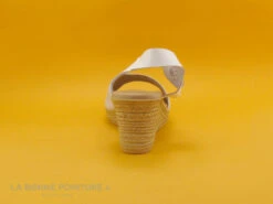 Eva Frutos 9538 Blanc - Metallise - Sandale Compensee -Chaussures À La Mode cd24607c73b9e66c561f35ea11d5d5ef img 3033.jpg 132237