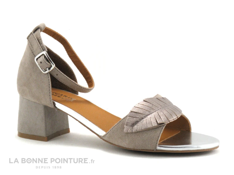 Regarde Le Ciel CATTY 09 Taupe - Feuille Bronze - Nu-pieds 7 Regarde Le Ciel CATTY 09 Taupe - Feuille Bronze - Nu-pieds – Image 5
