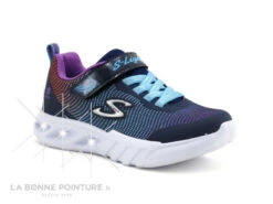Skechers 303700l - Flicker Flash - Navy Multi - Basket Fille