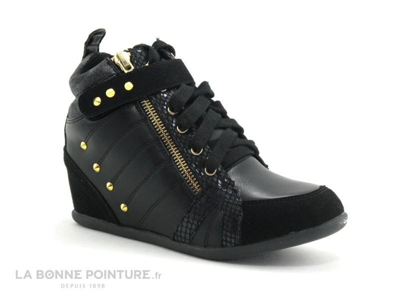 Wipop Demar Noir Argent Basket Compensee Fille 7 Wipop Demar Noir Argent Basket Compensee Fille – Image 5