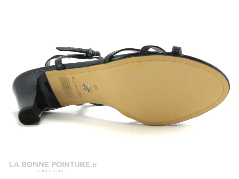 Tamaris 1-28329-22 Navy Pat Glam - Nu-pieds Bleu Marine Talon 9 Tamaris 1-28329-22 Navy Pat Glam - Nu-pieds Bleu Marine Talon – Image 7