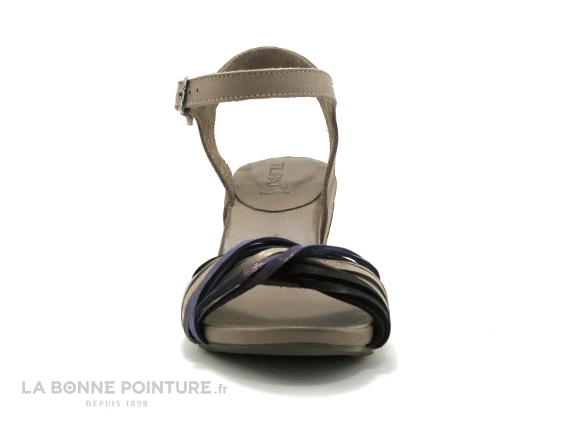 Tiurai COMPLIMENT Beige - Bleu - Noir - Sandale 4 Tiurai COMPLIMENT Beige - Bleu - Noir - Sandale – Image 2