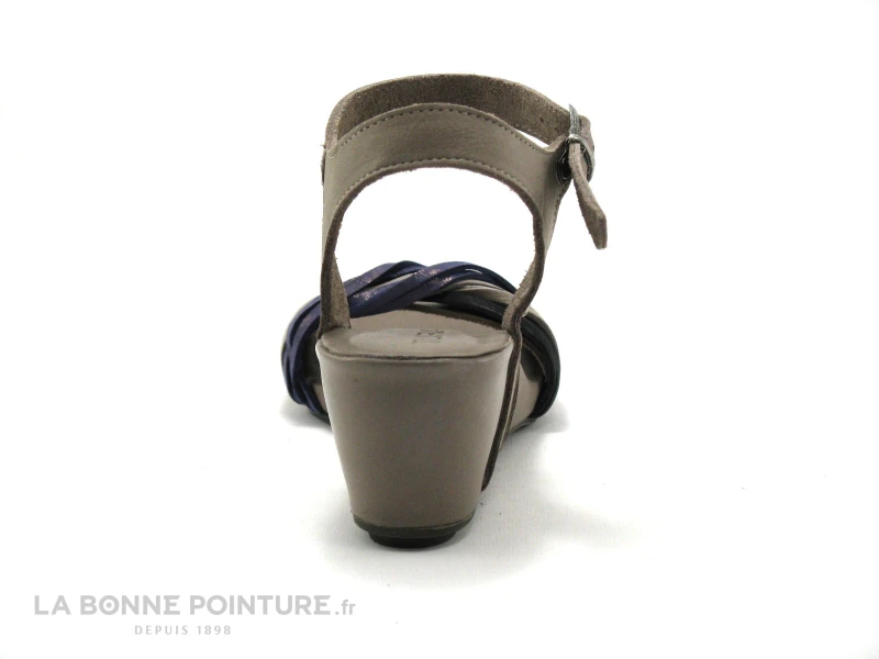 Tiurai COMPLIMENT Beige - Bleu - Noir - Sandale 6 Tiurai COMPLIMENT Beige - Bleu - Noir - Sandale – Image 4