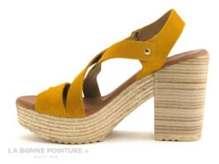Valerias 5210 - Sandale Jaune Ocre - Talon Haut Et Large -Chaussures À La Mode cd24607c73b9e66c561f35ea11d5d5ef img 5150.jpg 134746