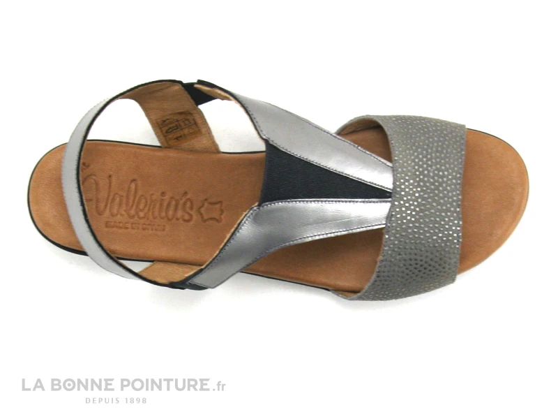 Valerias 5050 Gris Plomb - Sandale Confortable Femme 8 Valerias 5050 Gris Plomb - Sandale Confortable Femme – Image 6
