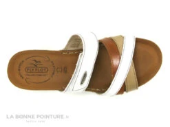 Fly Flot FLAMINGO Blanc Marron Beige - Mule Talon Compense -Chaussures À La Mode cd24607c73b9e66c561f35ea11d5d5ef img 5749.jpg 166480