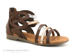 Jordana 3235 - Marron Argent Platine - Nu-pieds Montant Femme -Chaussures À La Mode cd24607c73b9e66c561f35ea11d5d5ef img 6019.jpg 135638