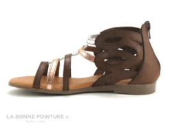 Jordana 3235 - Marron Argent Platine - Nu-pieds Montant Femme -Chaussures À La Mode cd24607c73b9e66c561f35ea11d5d5ef img 6021.jpg 135636