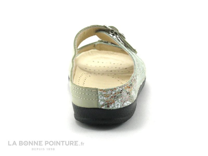 Pedi Girl WELL BIC DB Flo Nub Amande Salvia - Mule Reglable Femme 6 Pedi Girl WELL BIC DB Flo Nub Amande Salvia - Mule Reglable Femme – Image 4