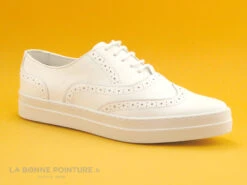 Lily Mood ADELUI Blanc - Chaussure Richelieu Femme