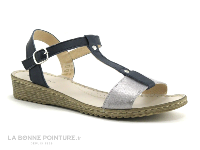 Morans VIDDY Marine Argent Bride Salome - Sandale Femme 3 Morans VIDDY Marine Argent Bride Salome - Sandale Femme