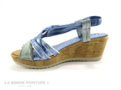 Di Que Si 6007 Celeste Cielo Agua Nu Pieds Compense -Chaussures À La Mode cd24607c73b9e66c561f35ea11d5d5ef img 6318 90933