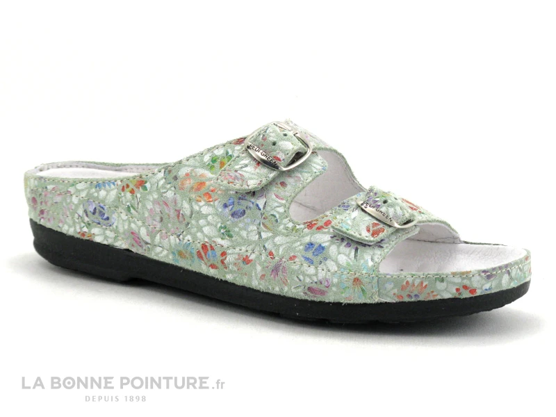 Pedi Girl WELL DB Amande - Fleuri - Mule Confort Femme Reglable 3 Pedi Girl WELL DB Amande - Fleuri - Mule Confort Femme Reglable