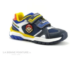Geox SUPER MARIO J25AXA Tuono Navy Royal - Basket Enfant A Scratches -Chaussures À La Mode cd24607c73b9e66c561f35ea11d5d5ef img 6578.jpg 167693