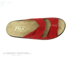 Semelflex GRAZIELLA Rouge - Mule Femme Cuir Rouge - 2 Velcros -Chaussures À La Mode cd24607c73b9e66c561f35ea11d5d5ef img 6622.jpg 167477