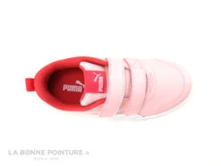 Puma COURTFLEX V2 V PS 371543-25 - Basket Fille Rose A Scratches -Chaussures À La Mode cd24607c73b9e66c561f35ea11d5d5ef img 6717.jpg 179784