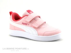 Puma COURTFLEX V2 V PS 371543-25 - Basket Fille Rose A Scratches -Chaussures À La Mode cd24607c73b9e66c561f35ea11d5d5ef img 6718.jpg 179790