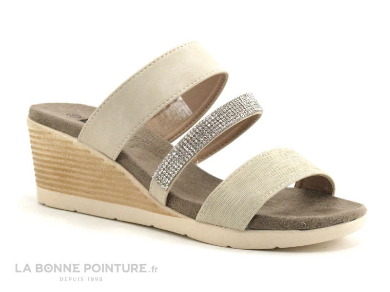 EmBrace B03020 111 Ice - Diamants - Mule Compensee 3 EmBrace B03020 111 Ice - Diamants - Mule Compensee