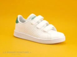 Adidas EF0223 Advantage C Blanc Vert Gris - Basket Enfant Velcro -Chaussures À La Mode cd24607c73b9e66c561f35ea11d5d5ef img 6882.jpg 139228