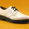 Dr. Martens Dr Martens 1461 White Patent Lamper - Chaussure Basse Blanc Verni -Chaussures À La Mode cd24607c73b9e66c561f35ea11d5d5ef img 6882.jpg 155563