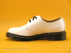 Dr. Martens Dr Martens 1461 White Patent Lamper - Chaussure Basse Blanc Verni -Chaussures À La Mode cd24607c73b9e66c561f35ea11d5d5ef img 6884.jpg 155561