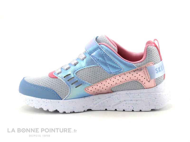 Skechers UNO LITE Gen Chill - 310464 - Bleu Rose Argent - Basket Fille 5 Skechers UNO LITE Gen Chill - 310464 - Bleu Rose Argent - Basket Fille – Image 3
