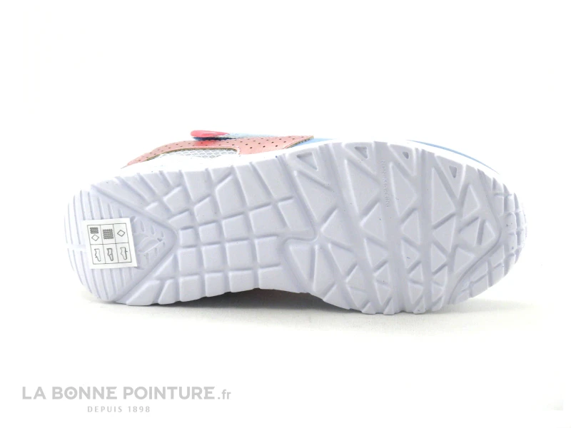 Skechers UNO LITE Gen Chill - 310464 - Bleu Rose Argent - Basket Fille 9 Skechers UNO LITE Gen Chill - 310464 - Bleu Rose Argent - Basket Fille – Image 7