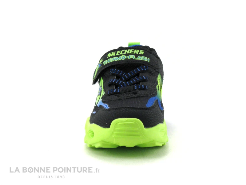 Skechers Lights 400103 Thermo Flash - Heat Flux - Noir Bleu Jaune - Basket 4 Skechers Lights 400103 Thermo Flash - Heat Flux - Noir Bleu Jaune - Basket – Image 2