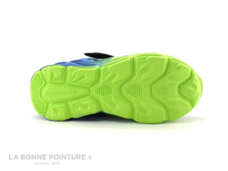 Skechers Lights 400103 Thermo Flash - Heat Flux - Noir Bleu Jaune - Basket 9 Skechers Lights 400103 Thermo Flash - Heat Flux - Noir Bleu Jaune - Basket – Image 7