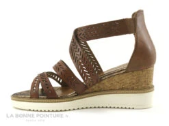 Tamaris 1-28352-26 Cognac - Brides Ajourees - Sandale Talon Compense -Chaussures À La Mode cd24607c73b9e66c561f35ea11d5d5ef img 7079.jpg 156024